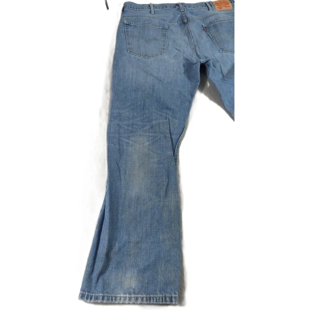 Levis 569 Loose Straight Jeans Men W38 L30 Light Wash Denim Baggy Skater Y2K GUC